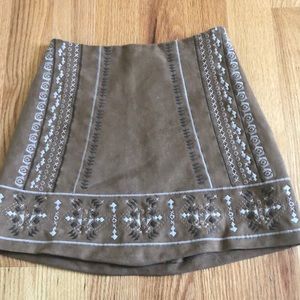 Abercrombie & Fitch Suede Skirt